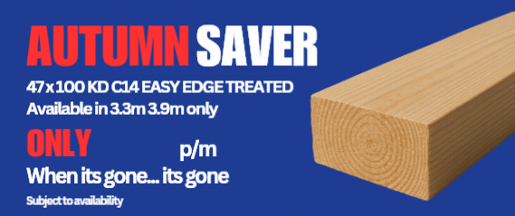 Spring Saver Deal Banner image of 47x100 C14 Timber